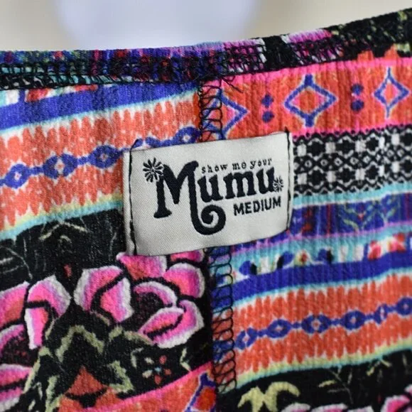 Show Me Your Mumu Ibiza Dress Saucy Stripe M - Picture 8 of 8